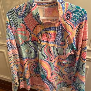 Lilly Pulitzer quarter zip sweater